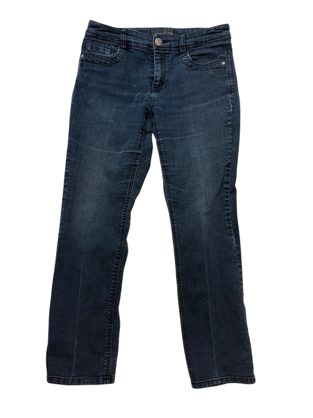 Dark Indigo Straight Leg Jeans- Size 8
